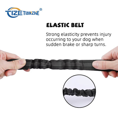 A Mazon Top Seller Custom Logo Adjustable Dog Safety Leads Car Vehicle Seat Belt Pet Seatbelt