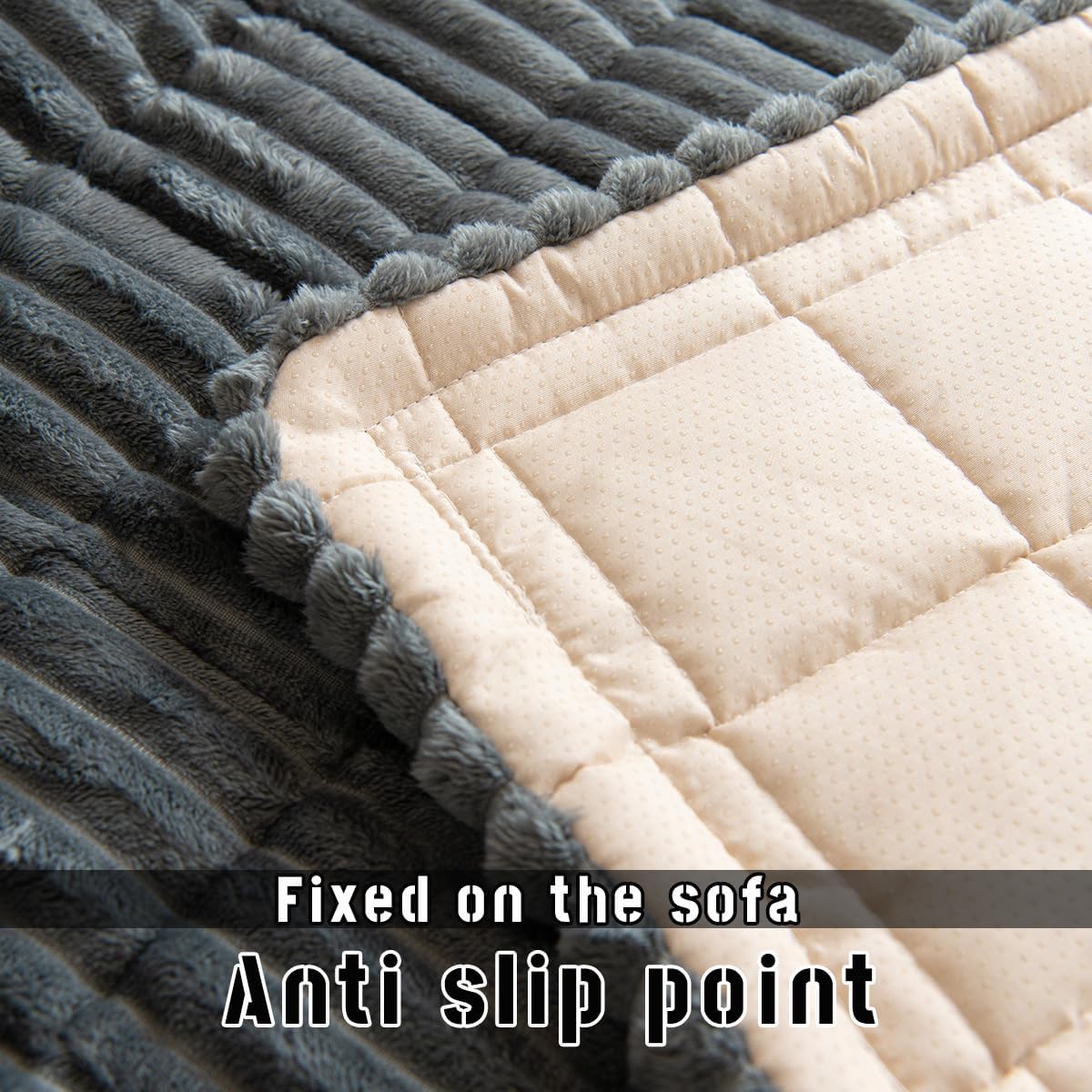 Non-Slip Dog Bed Mat for Car, Fuzzy Backseat Pet Mats | Travel Pet-Friendly Seat Cover for Cars, Compatible with Backseat Extenders Protectors, Dog Bed for Car Back Seats