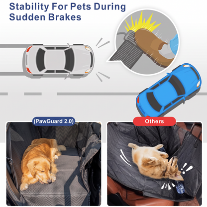 PawGuard 2.0 - Back Seat Car Cover For Dogs