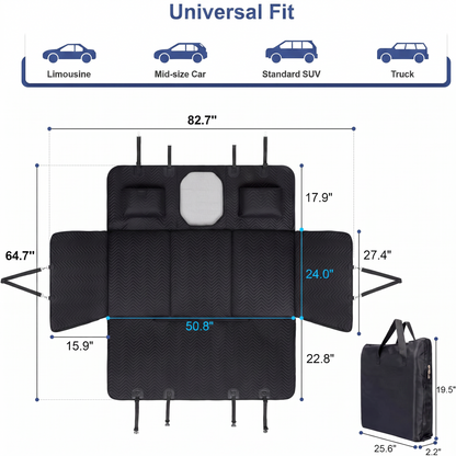 PawGuard 2.0 - Back Seat Car Cover For Dogs