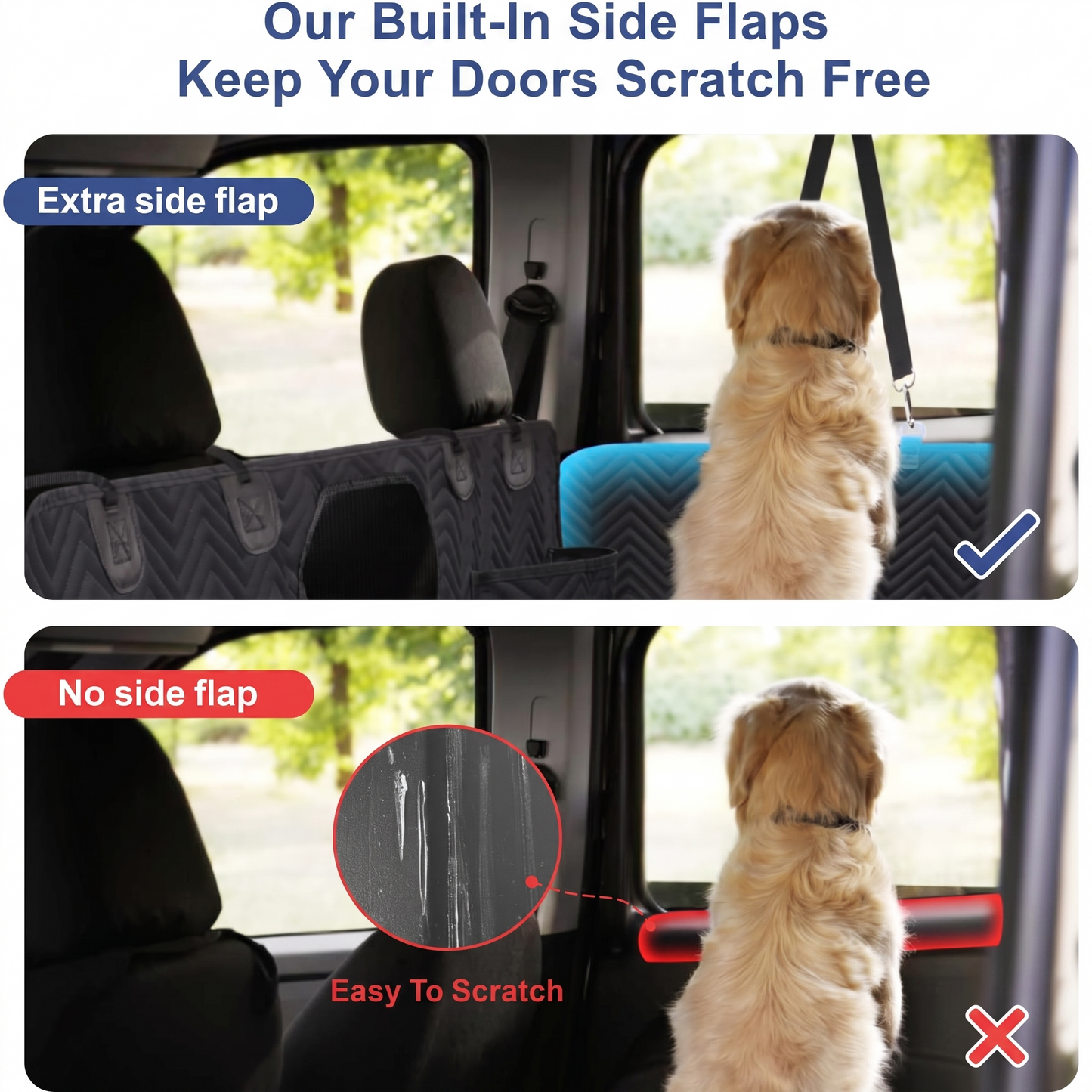 PawGuard 2.0 - Back Seat Car Cover For Dogs