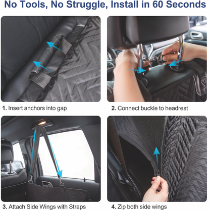 PawGuard 2.0 - Back Seat Car Cover For Dogs